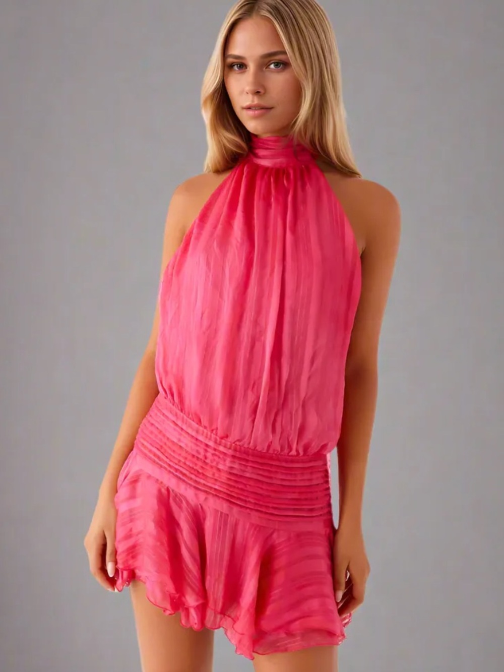 Peppermayo Willow Chiffon Mini Dress